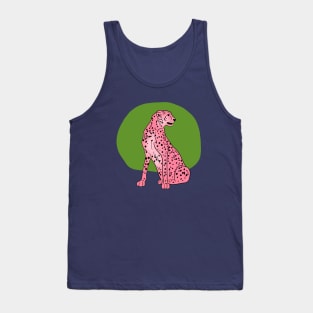 The Fastest One, Pink Edition, Cheetah Design Tank Top